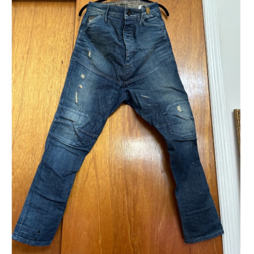 EARLY 2000'S G-STAR RAW DENIM DEAN LOOSE TAPERED WMN JEANS 30"/32"